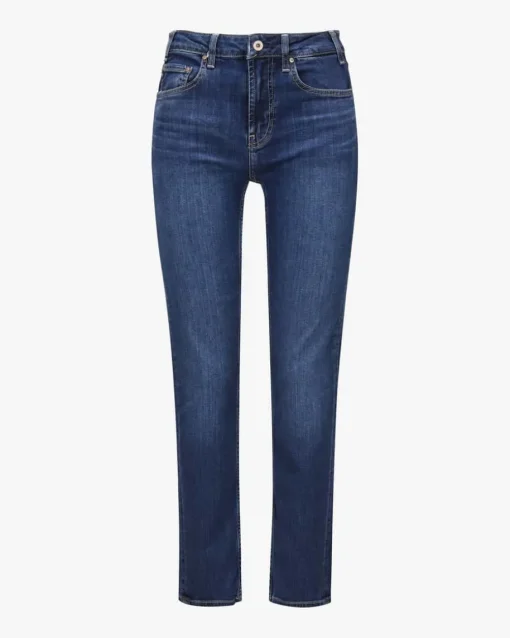 Girlfriend Jeans Mid-Rise Straight