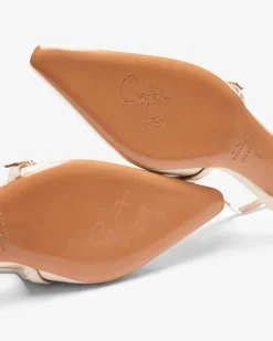 Glossy Slingback-Pumps