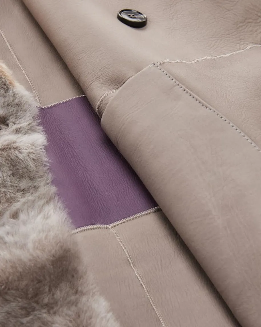 Goli Wende-Lammfellmantel