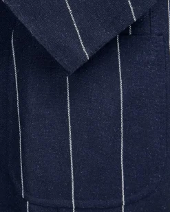 Guemilio Doppelreiher-Sakko aus Leinen-Mix