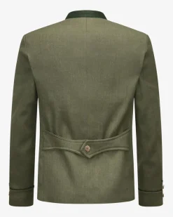 Helmut Trachtenjanker aus Leinen und Baumwolle