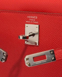Hermès Vintage Kelly 25 Palladium Tasche
