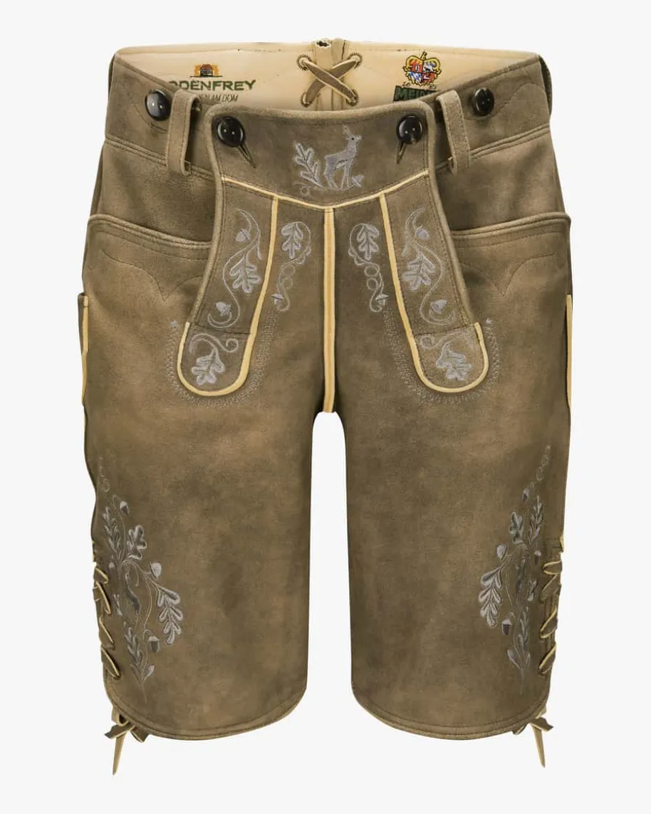 Herzog Albrecht Lederhose aus sämisch gegerbtem Ziegenleder