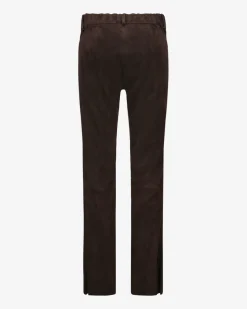 Hose aus Veloursleder