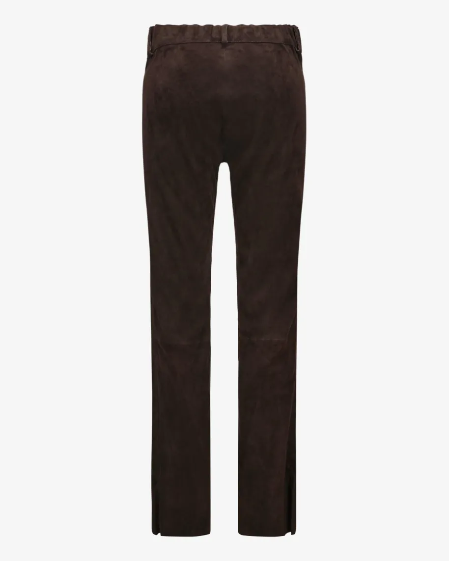 Hose aus Veloursleder