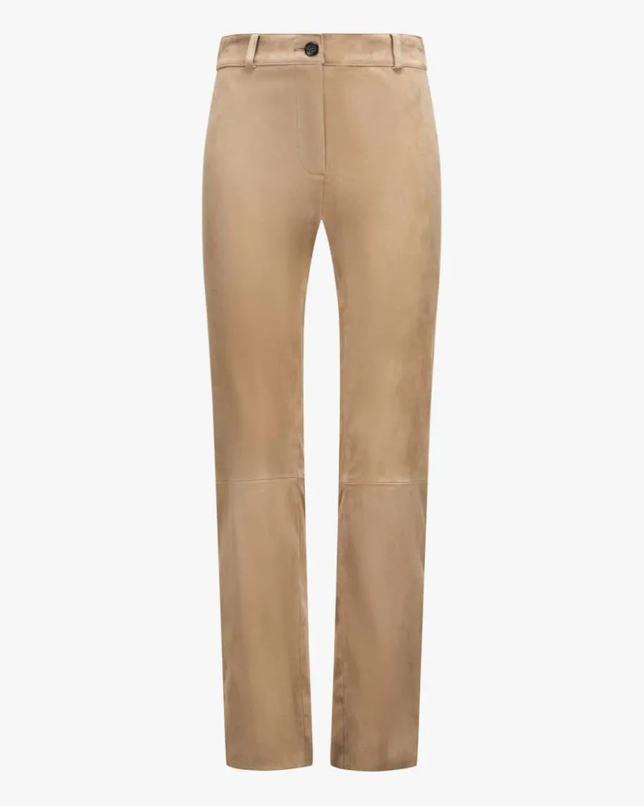 Hose aus Veloursleder
