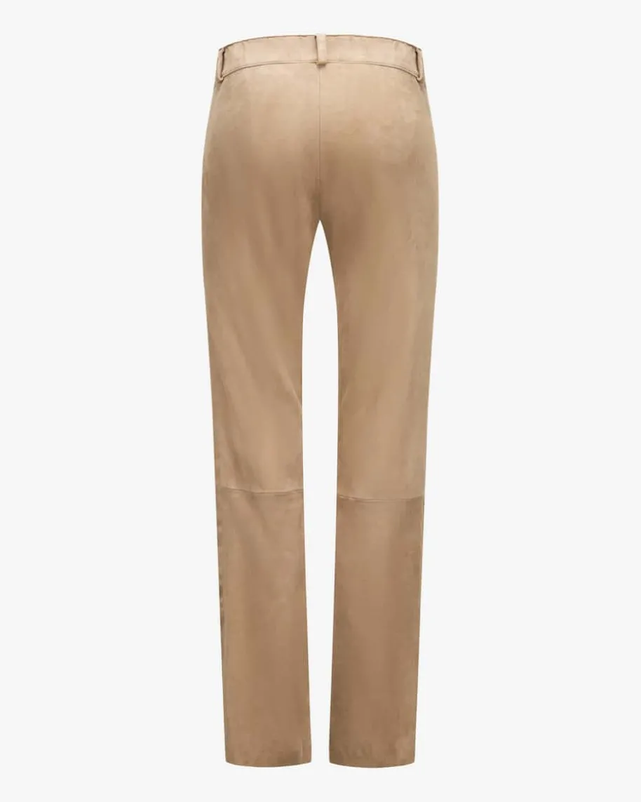 Hose aus Veloursleder