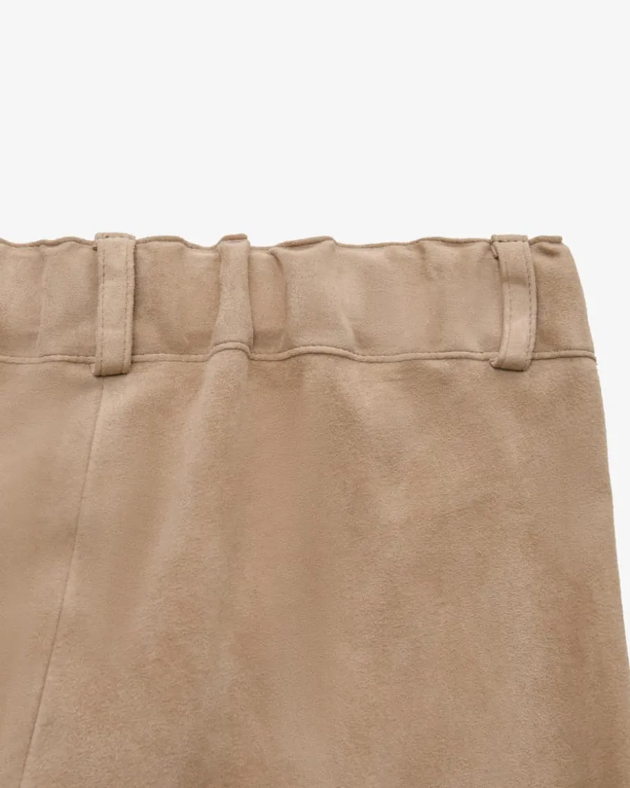 Hose aus Veloursleder