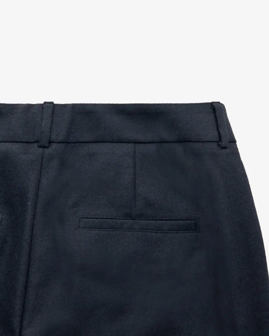 7/8-Hose aus Woll-Mix