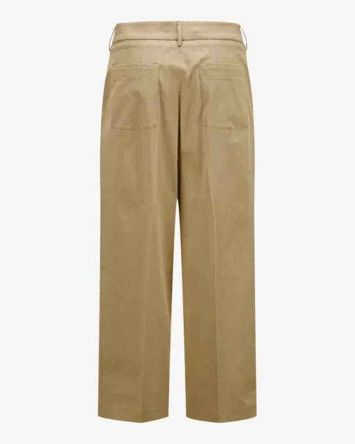 7/8-Hose High Waist aus Baumwoll-Mix