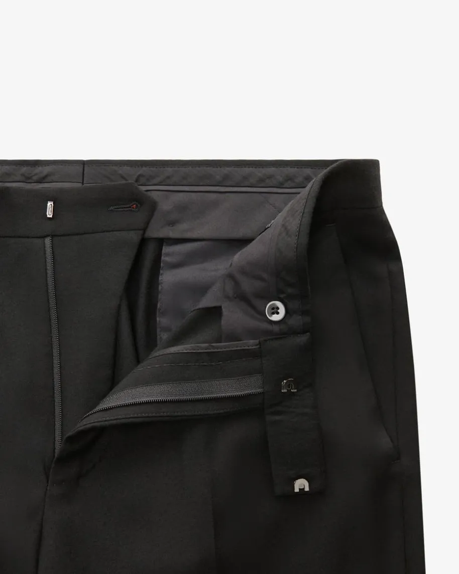 Hose Regular Fit aus Wolle