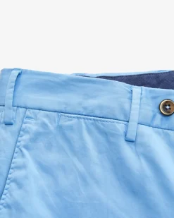 Hose Slim Fit aus Baumwoll-Seiden-Mix