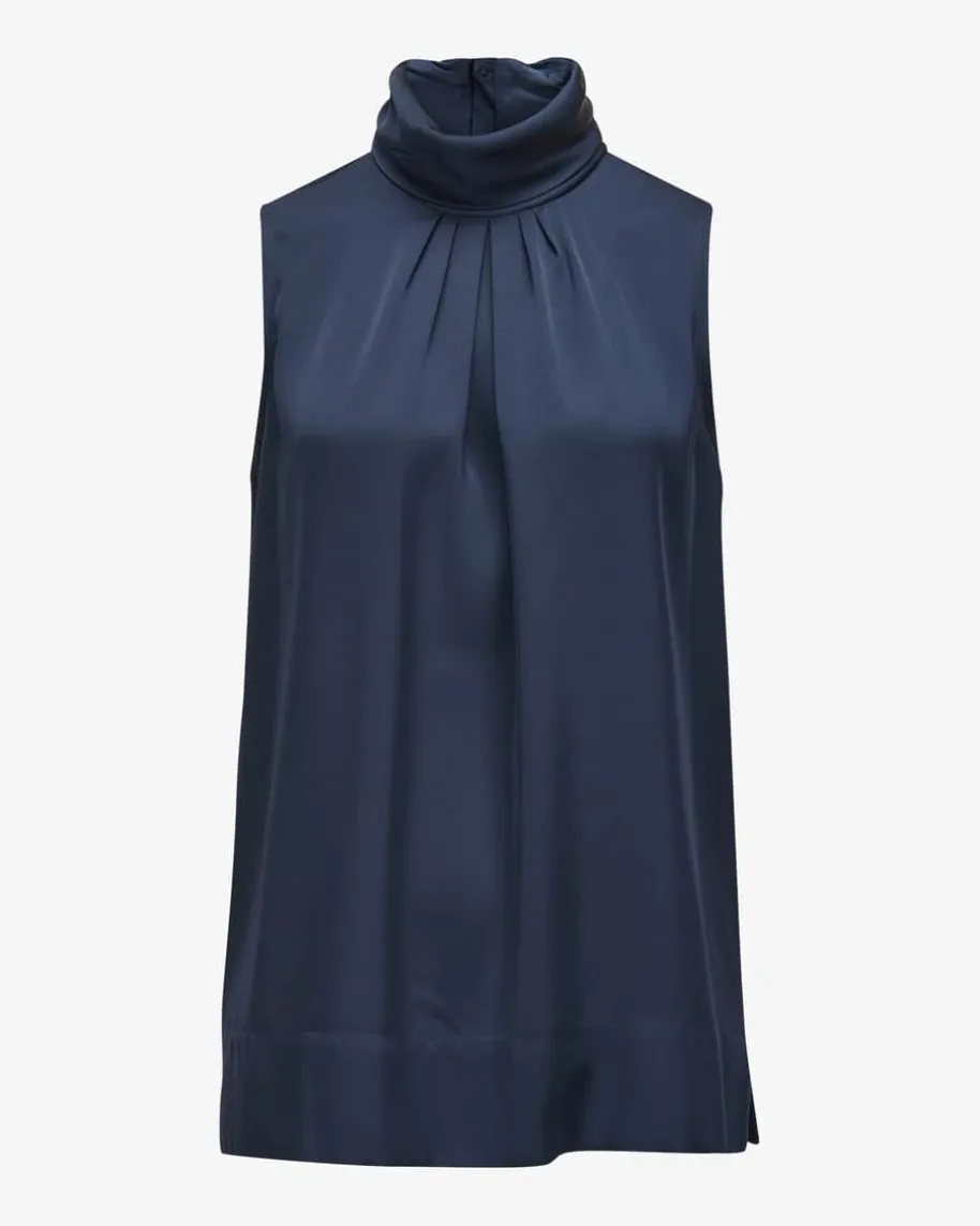 Huba Seidenblusentop