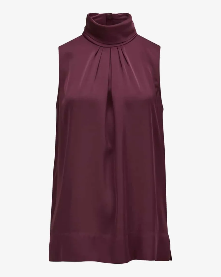 Huba Seidenblusentop