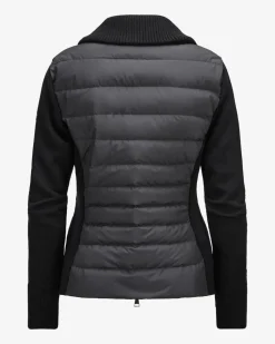 Hybrid-Daunen-Strickjacke