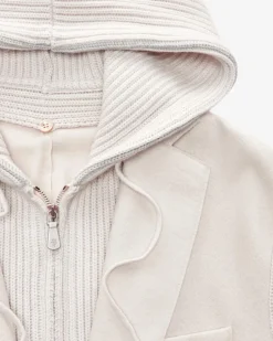 Hybrid-Sakko aus Wolle