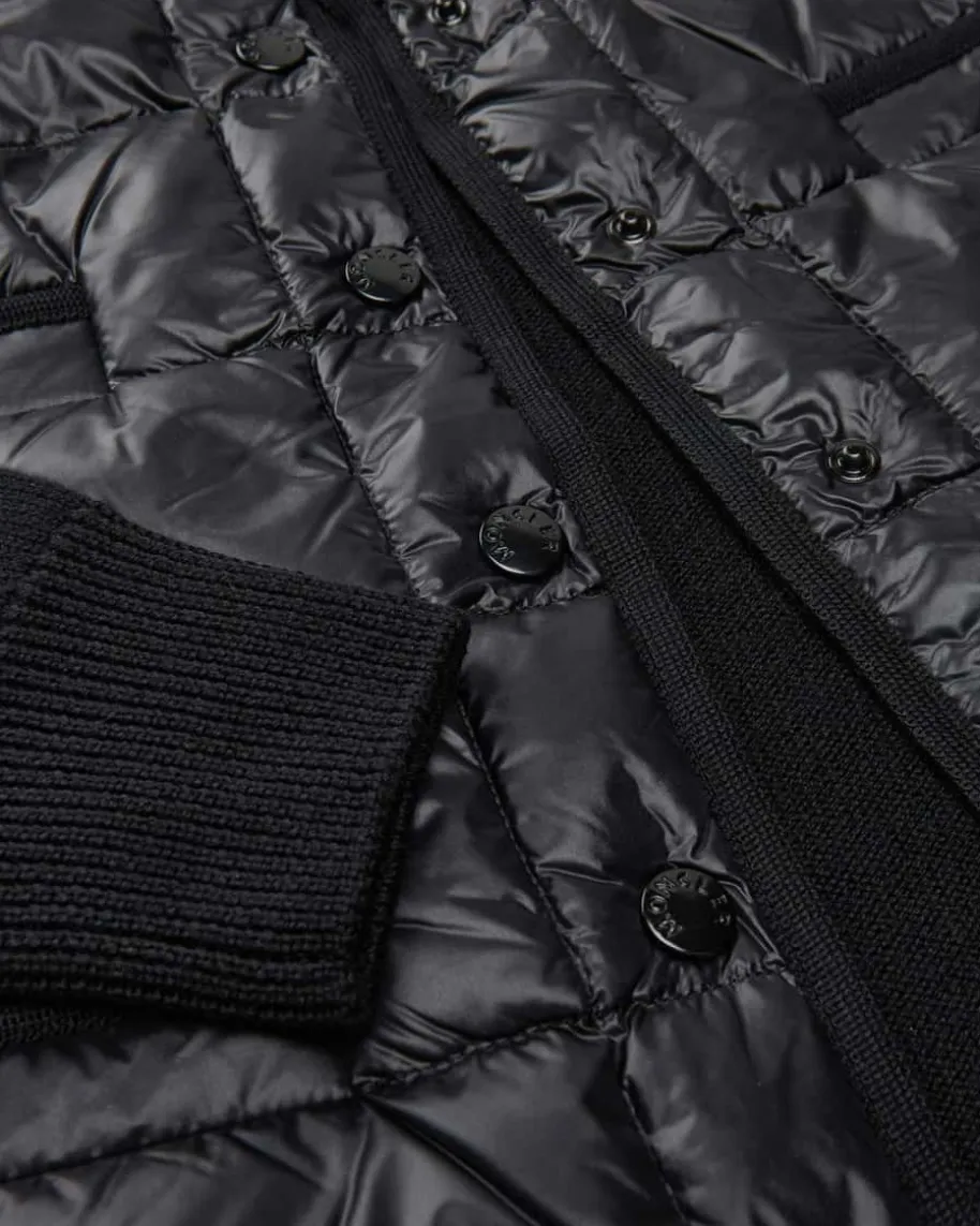 Hybrid-Strickjacke