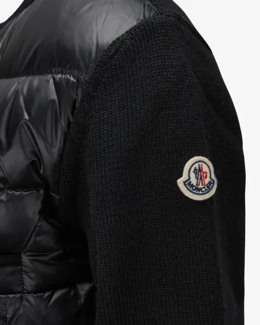 Hybrid-Strickjacke