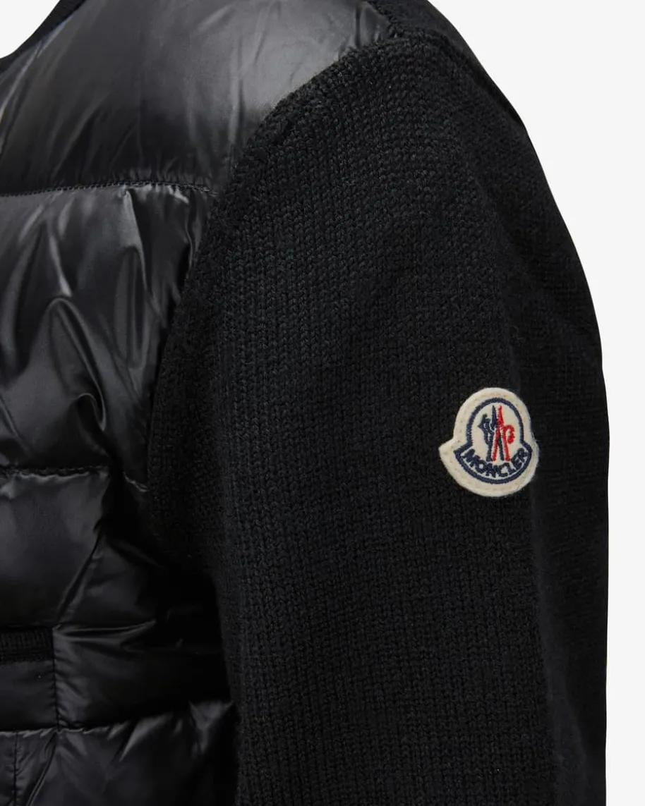 Hybrid-Strickjacke