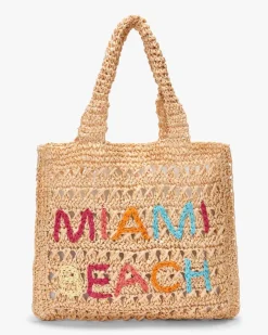 Ibiza Raffia Henkeltasche
