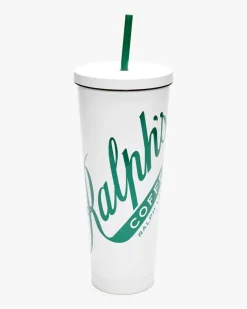 Iced Beverage with Straw Trinkbecher