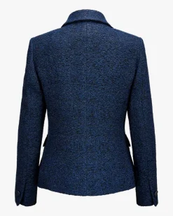 India Bouclé-Blazer