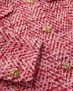 India Bouclé-Blazer