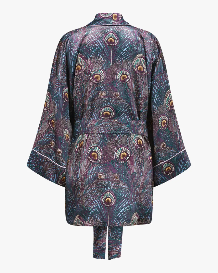 Jade Seiden-Kimono