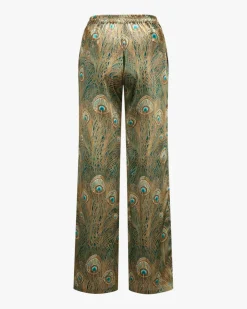 Jade Seiden-Pyjamahose