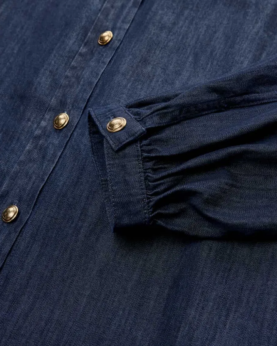 Jeansbluse