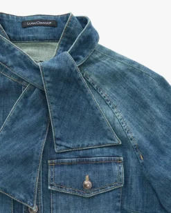Jeansbluse