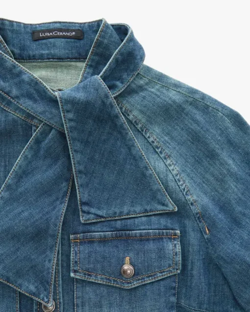 Jeansbluse