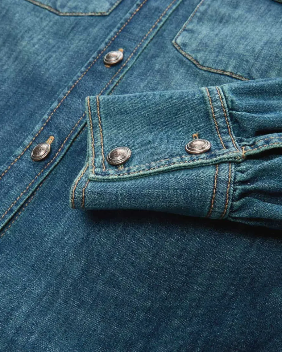 Jeansbluse