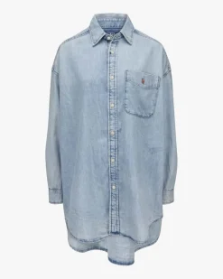 Jeansbluse Oversize Fit
