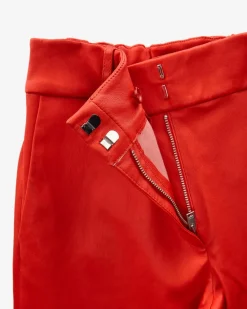 Jen 7/8-Lederhose aus Lammleder