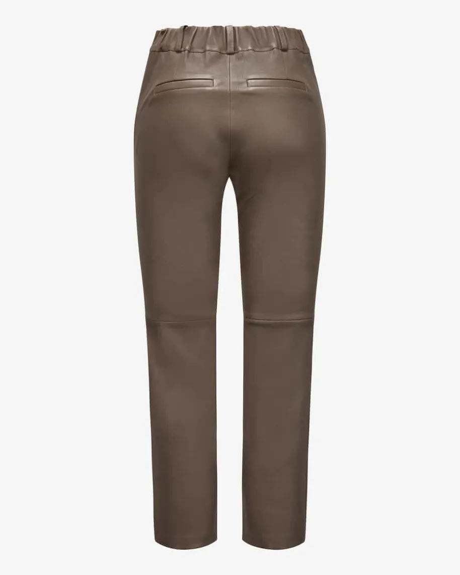 Jen 7/8-Lederhose aus Lammleder