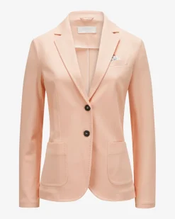 Jersey-Blazer aus Baumwoll-Mix