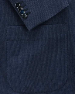 Jersey-Sakko aus Seide und Baumwolle