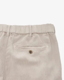 Joggpants aus Baumwolle und Leinen