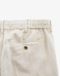 Joggpants aus Baumwolle und Leinen