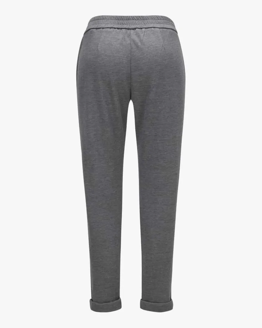 7/8-Joggpants aus Baumwolle und Seide