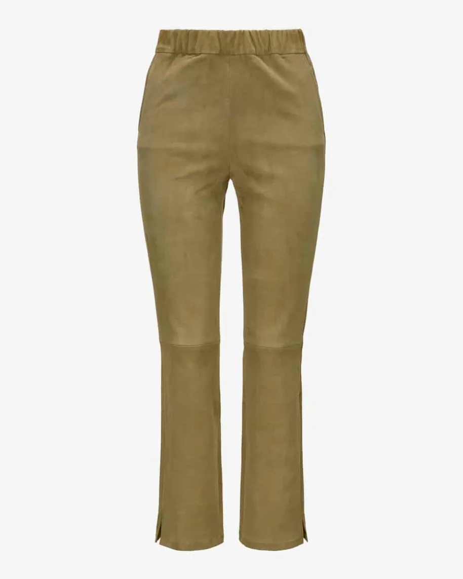 Kamilla Stretch Hose aus Lammleder