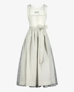Kathi Dirndl lang mit Leinenschürze