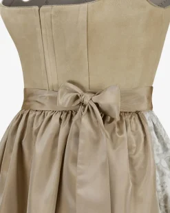 Kitzbühl Dirndl lang mit Seidenschürze