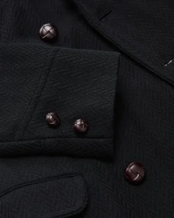 Korbe Doppelreiher-Trachtenjanker aus Baumwolle