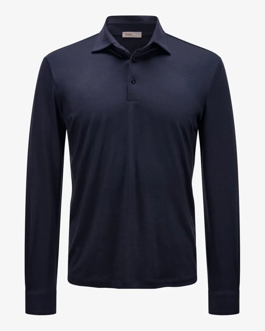 Langarm-Polo
