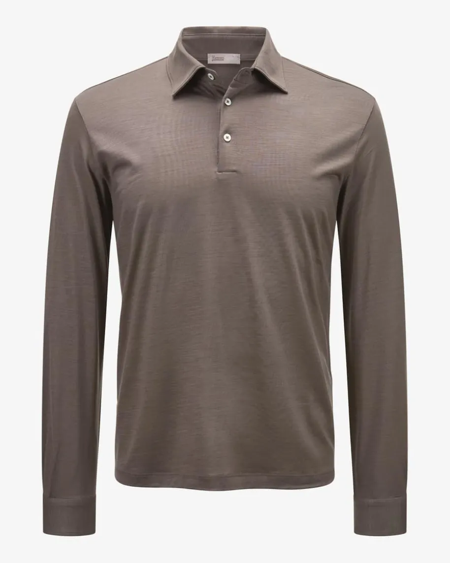 Langarm-Polo