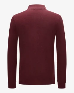 Langarm-Polo Custom Slim Fit