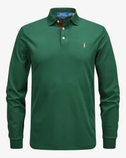 Langarm-Polo Custom Slim Fit