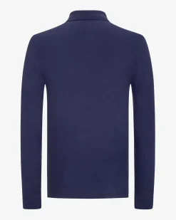 Langarm-Polo Custom Slim Fit